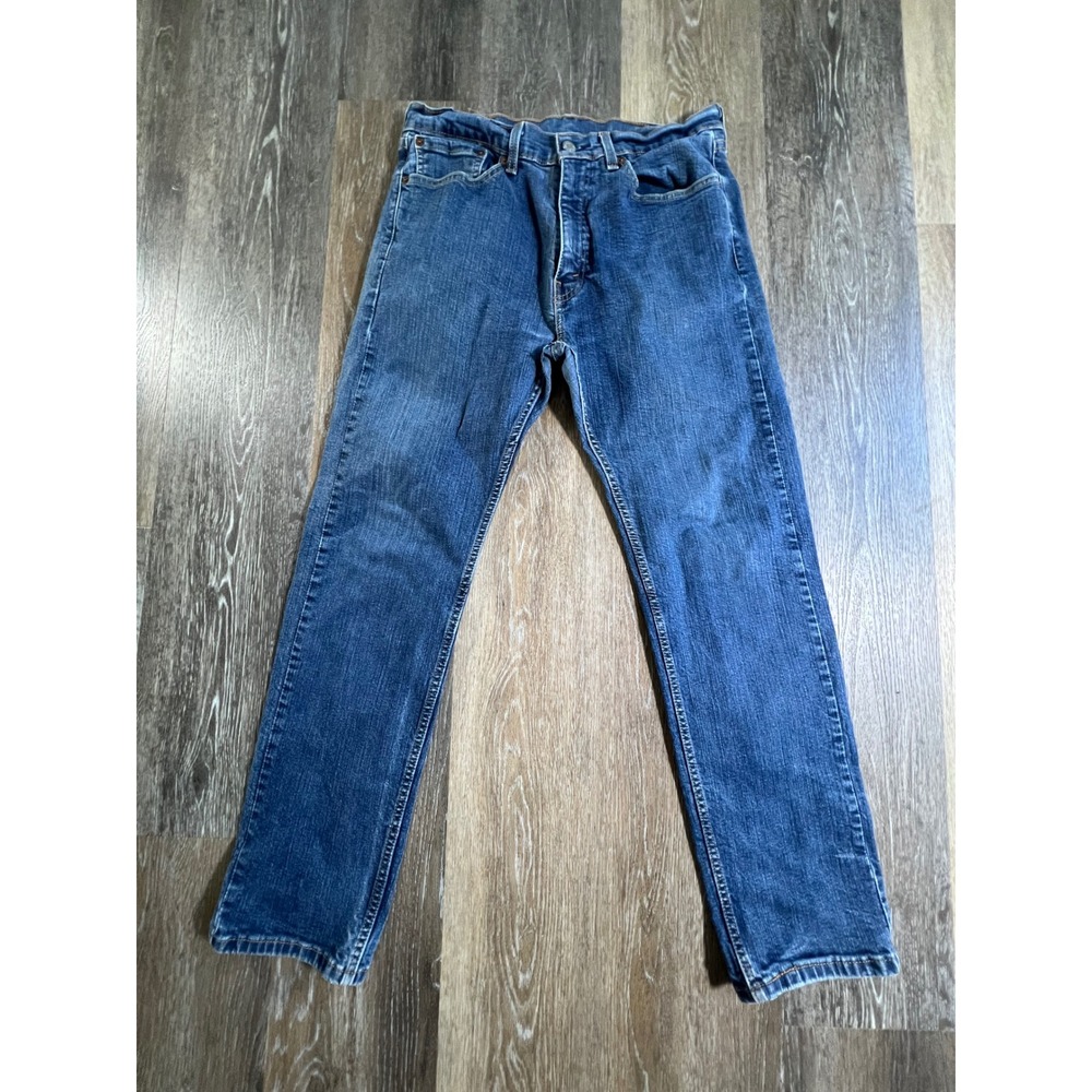 Levi's 505 Regular Fit Jeans Mens 33x30 Blue Denim Straight Leg Pants